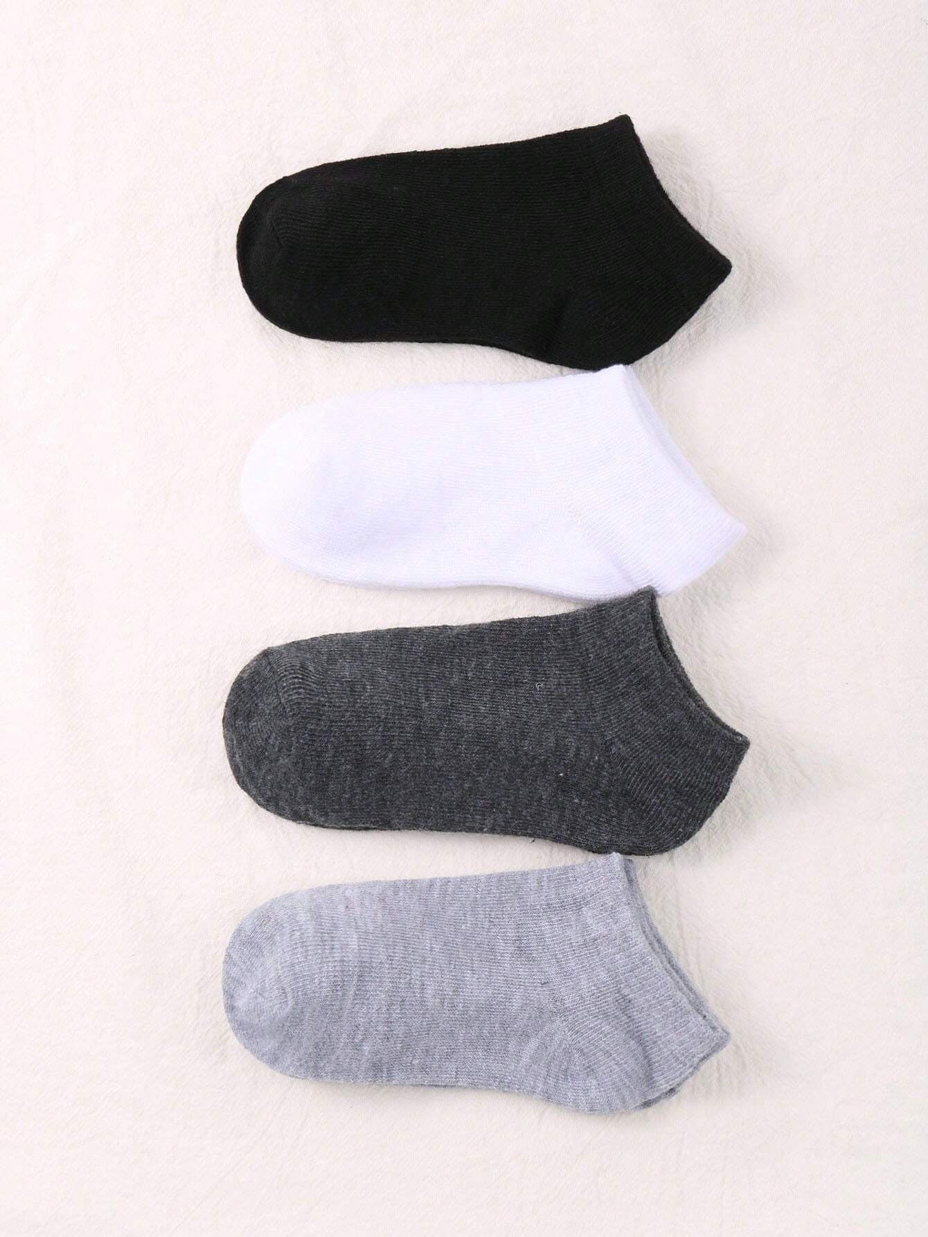 15 Pairs Unisex Thin Breathable Comfy Deodorant Sweat-Absorbing Low Cut Ankle Socks, Casual Plain Color Socks, Children'S Socks & Hosiery for Summer Spring, Summer, Autumn and Winter Socks